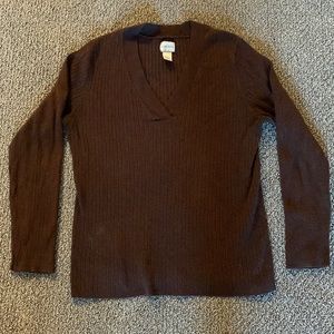 Chicos brown sweater